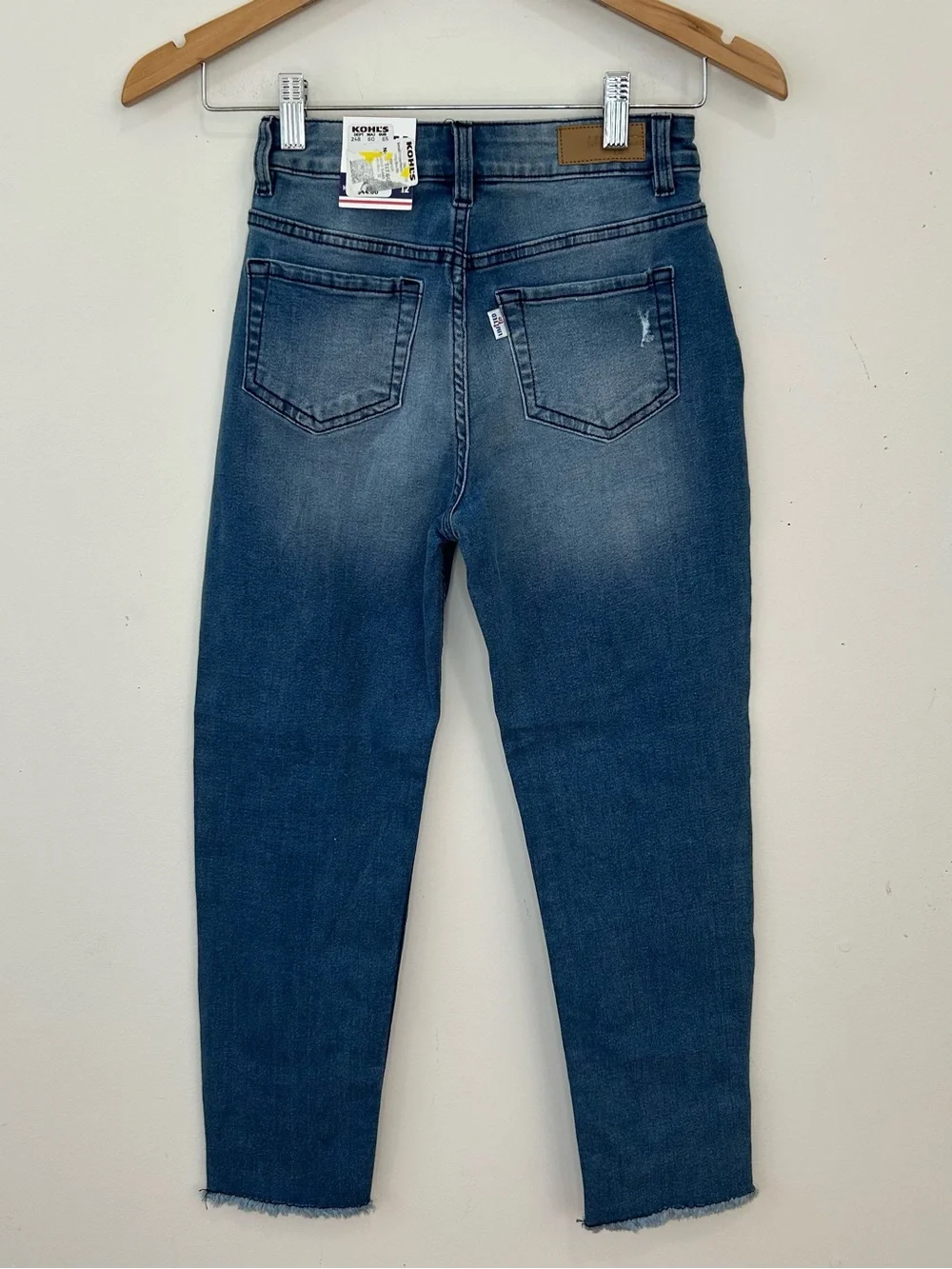 Limited Too Kids Jeans Size 12 Mini Mom Jean Blue Stretch